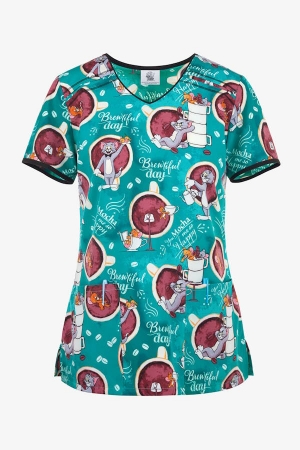 Топ жіночий Cherokee STRETCH "Tom and Jerry Mocha Me Happy"